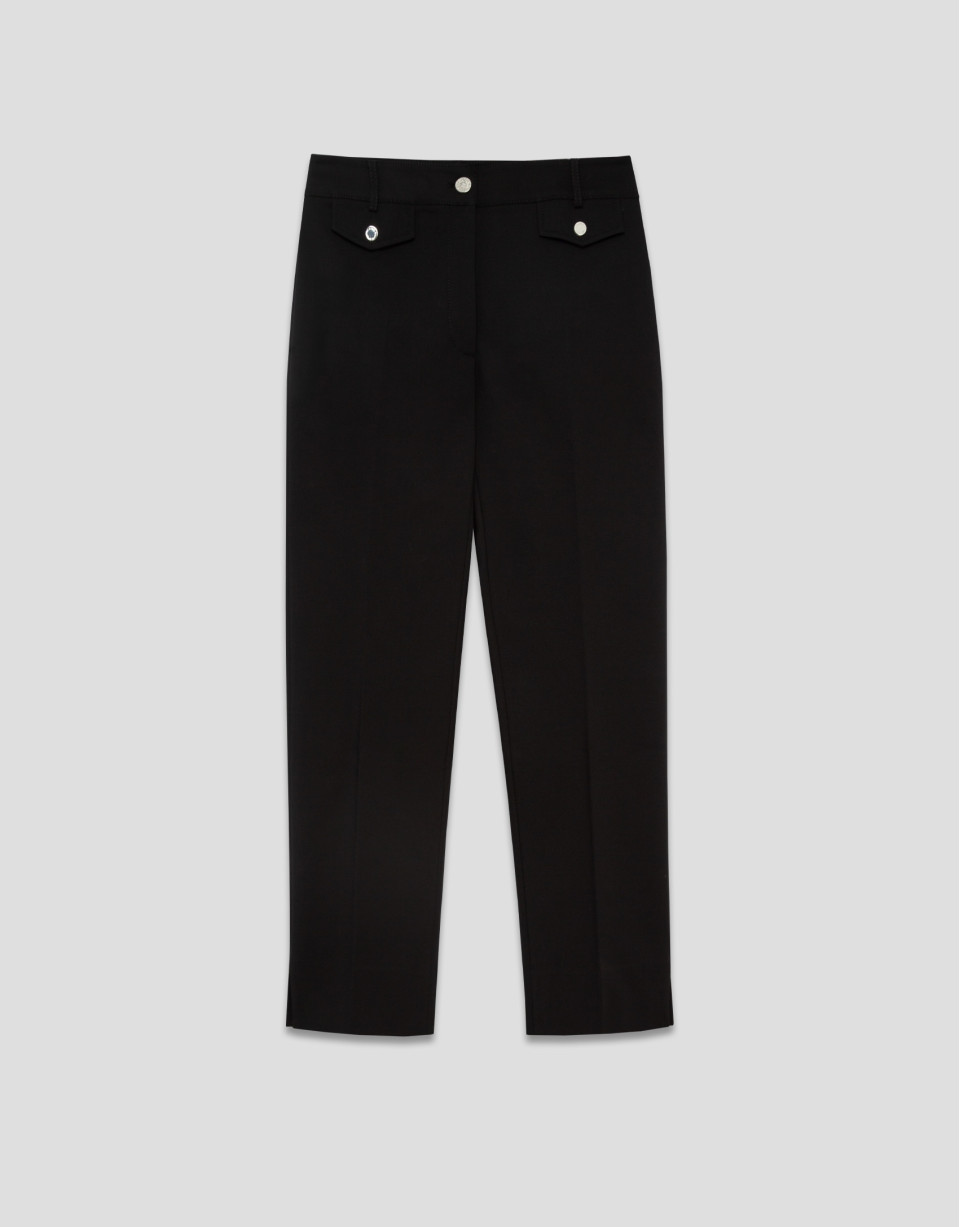 Black skinny pants - Woman - SS2025 | Roberto Verino
