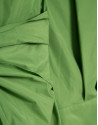 Green taffeta long sleeve midi shirt dress | Roberto Verino
