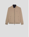 Navy and tan reversible jacket - Man - SS2025 | Roberto Verino