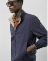 Navy and tan reversible jacket - Man - SS2025 | Roberto Verino