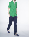 Green pique top