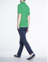 Green pique top