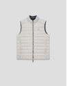 Navy and gray reversible vest - Man - SS2025 | Roberto Verino