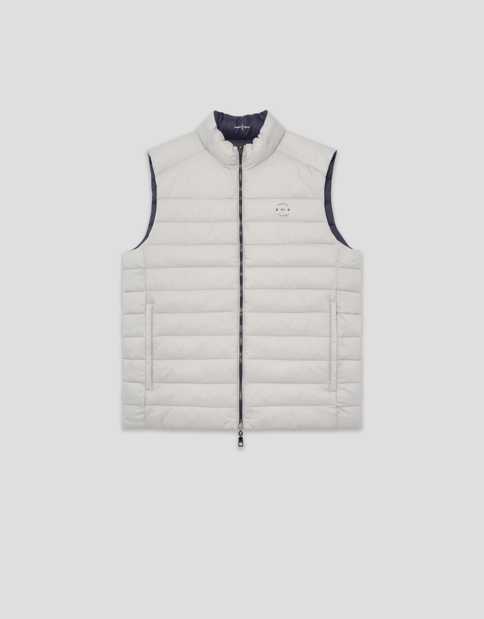 Chaleco reversible marino y gris - Hombre | Roberto Verino