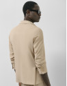 Mink-colored technical fabric jacket - Man | Roberto Verino