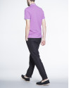 Purple mélange pique top