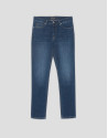 Pantalón denim regular azul medio - Mid Season | Roberto Verino