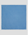 Blue silk scarf with Roberto Verino frame | Roberto Verino