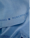 Blue silk scarf with Roberto Verino frame | Roberto Verino