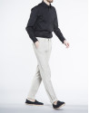 Plain black dress shirt 