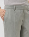 Straight gray trousers - Woman - SS2025 | Roberto Verino