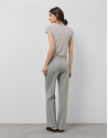 Straight gray trousers - Woman - SS2025 | Roberto Verino