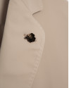 Mink-colored technical fabric jacket - Man | Roberto Verino