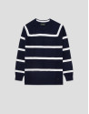 Navy/white striped sweater - Man - SS2025 | Roberto Verino