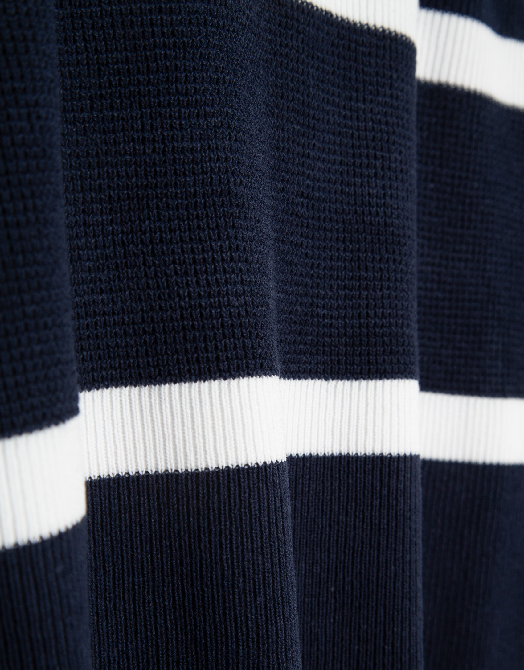 Navy/white striped sweater - Man - SS2025 | Roberto Verino