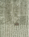 Jersey ochos punto algodón/lino verde caqui ... | Roberto Verino