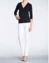 Black V-neck sweater 