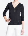 Black V-neck sweater 