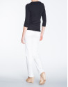 Black V-neck sweater 
