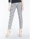 Animal print stretch pants