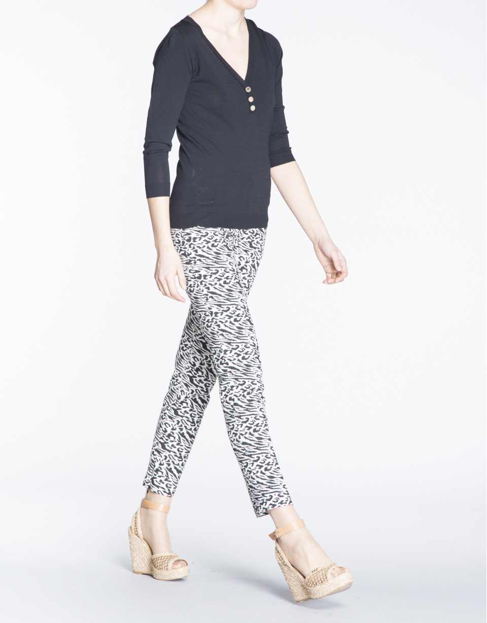Pantalón strech animal print.