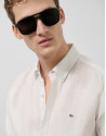 Camisa sport regular lino blanco - Hombre | Roberto Verino