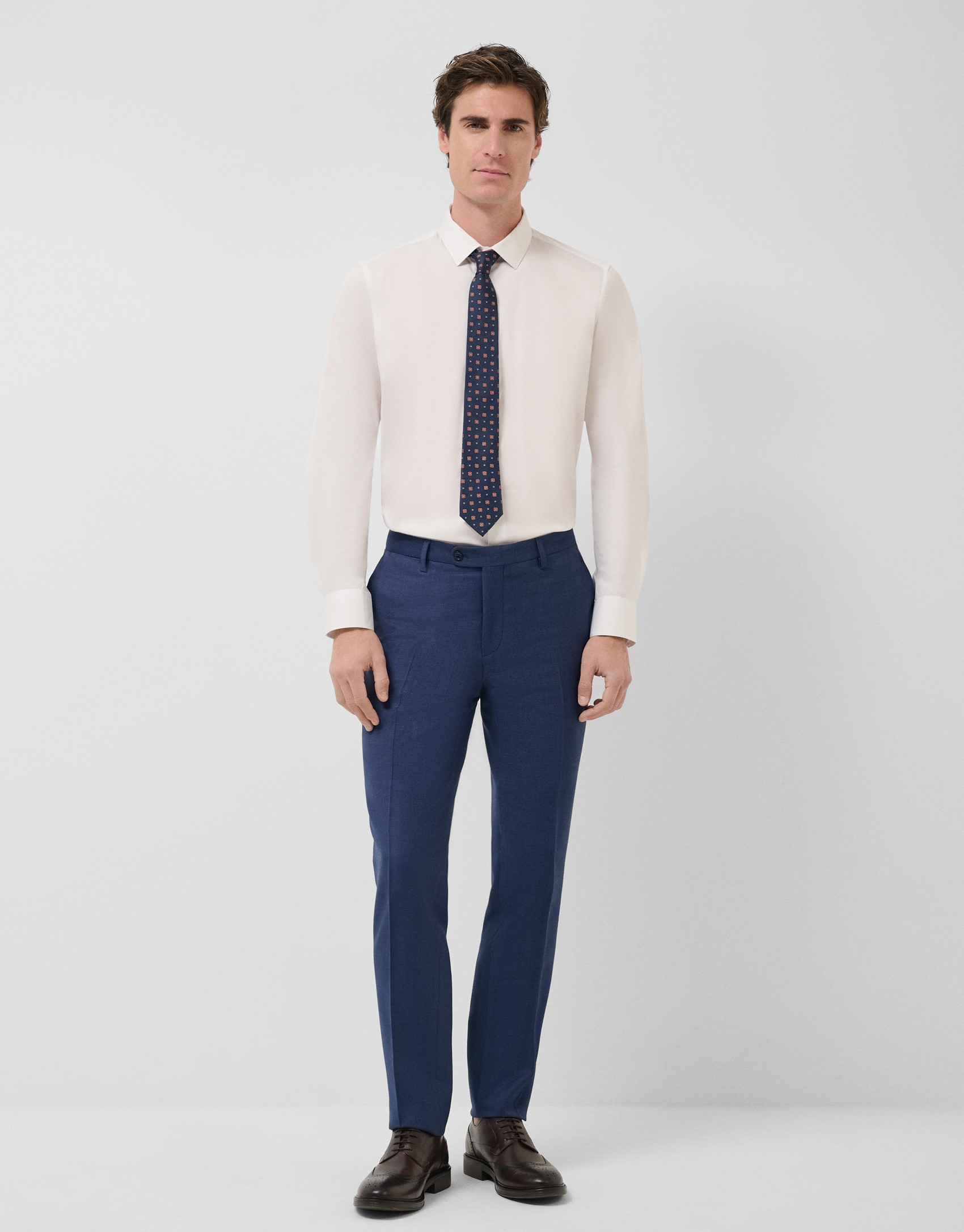 Camisa vestir lisa blanca - Hombre - PV2025 | Roberto Verino