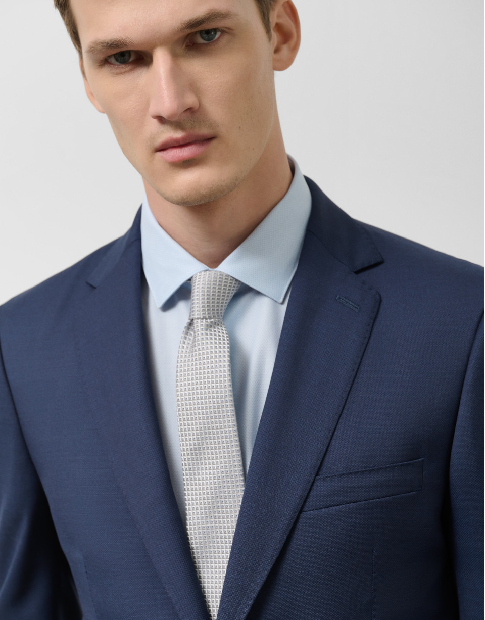 Traje half canvas regular fit microestructura... | Roberto Verino