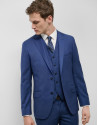 Medium Blue Plain Fake Vest - Man - SS2025 | Roberto Verino