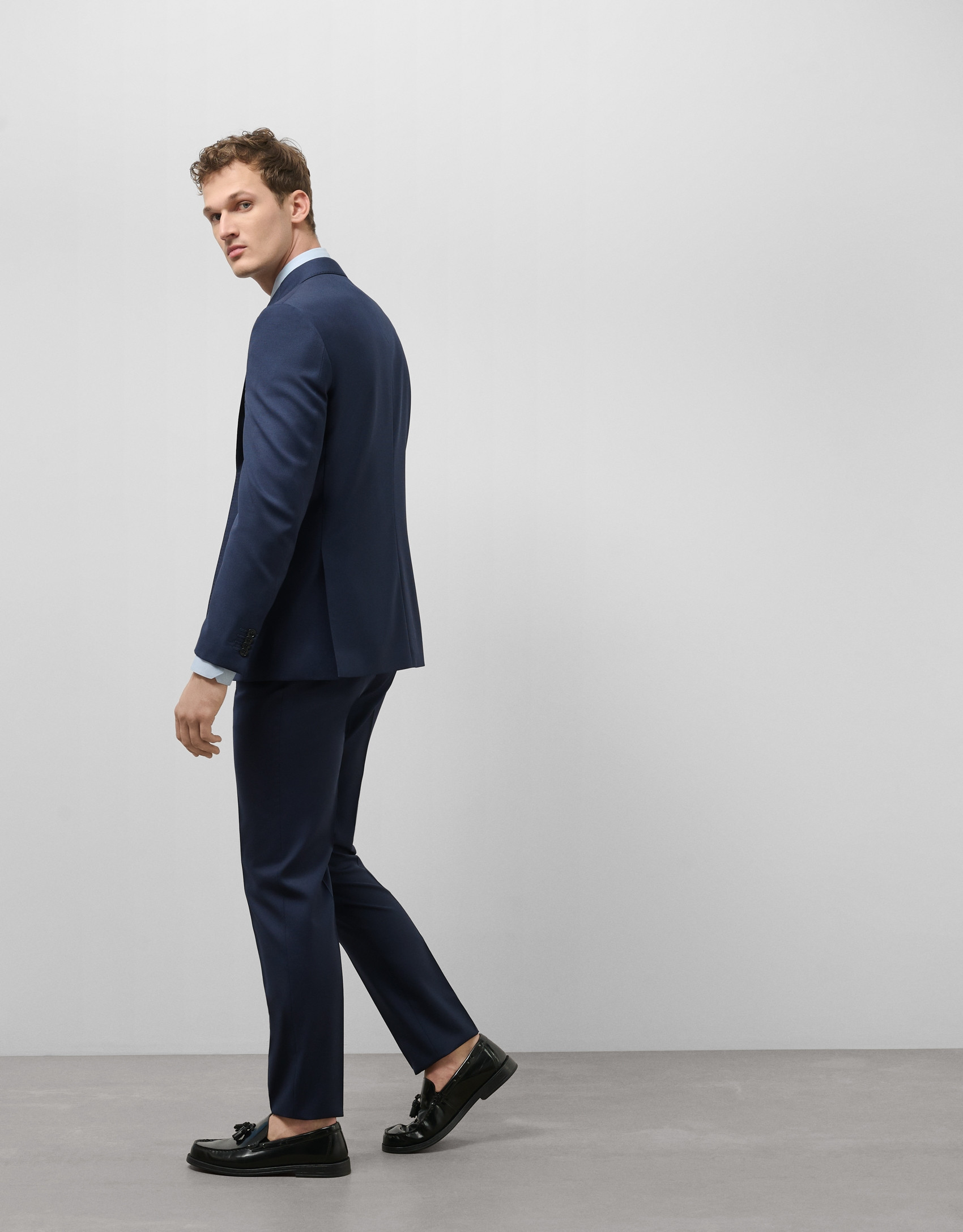 Traje half canvas regular fit microestructura... | Roberto Verino