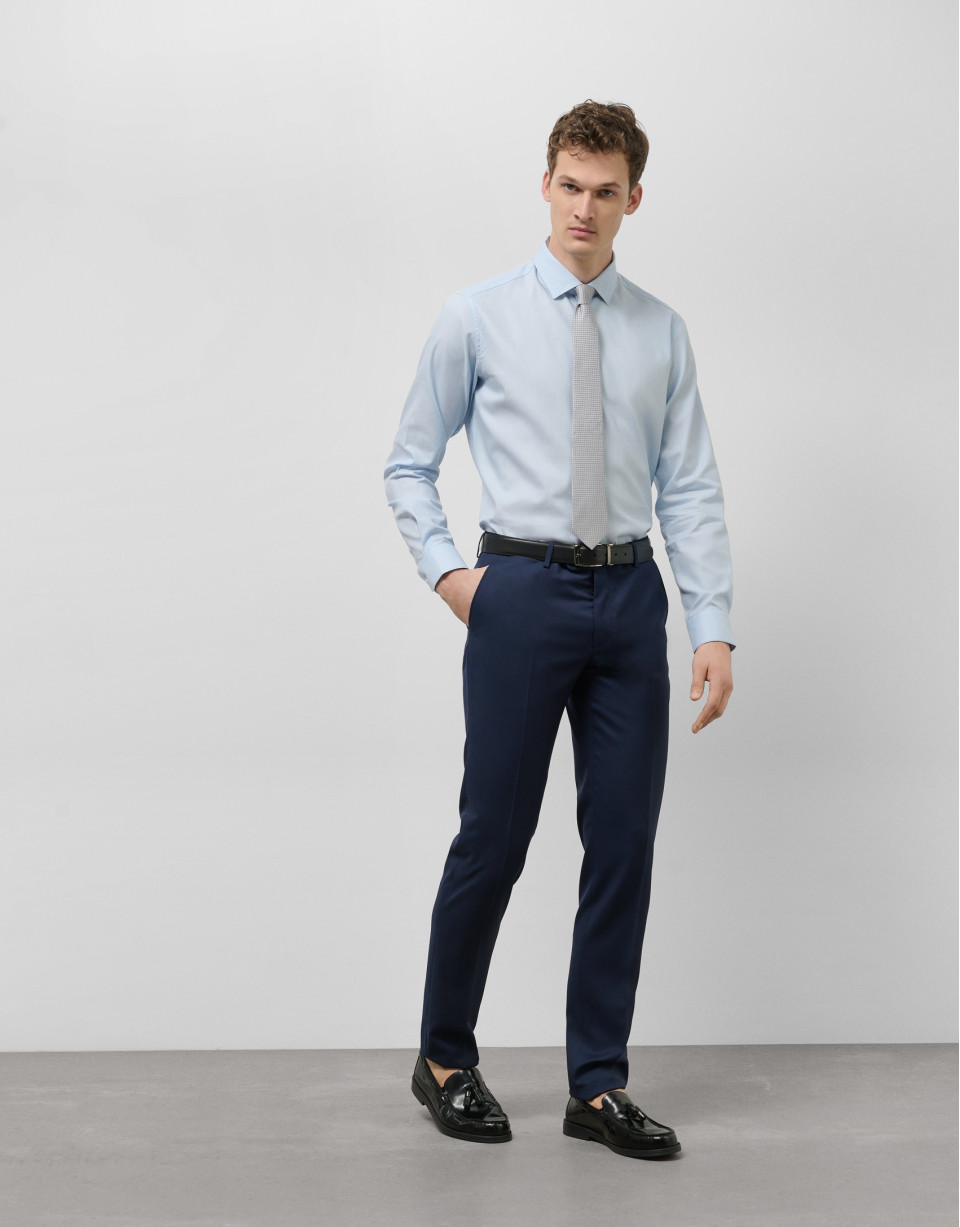 Traje half canvas regular fit microestructura... | Roberto Verino