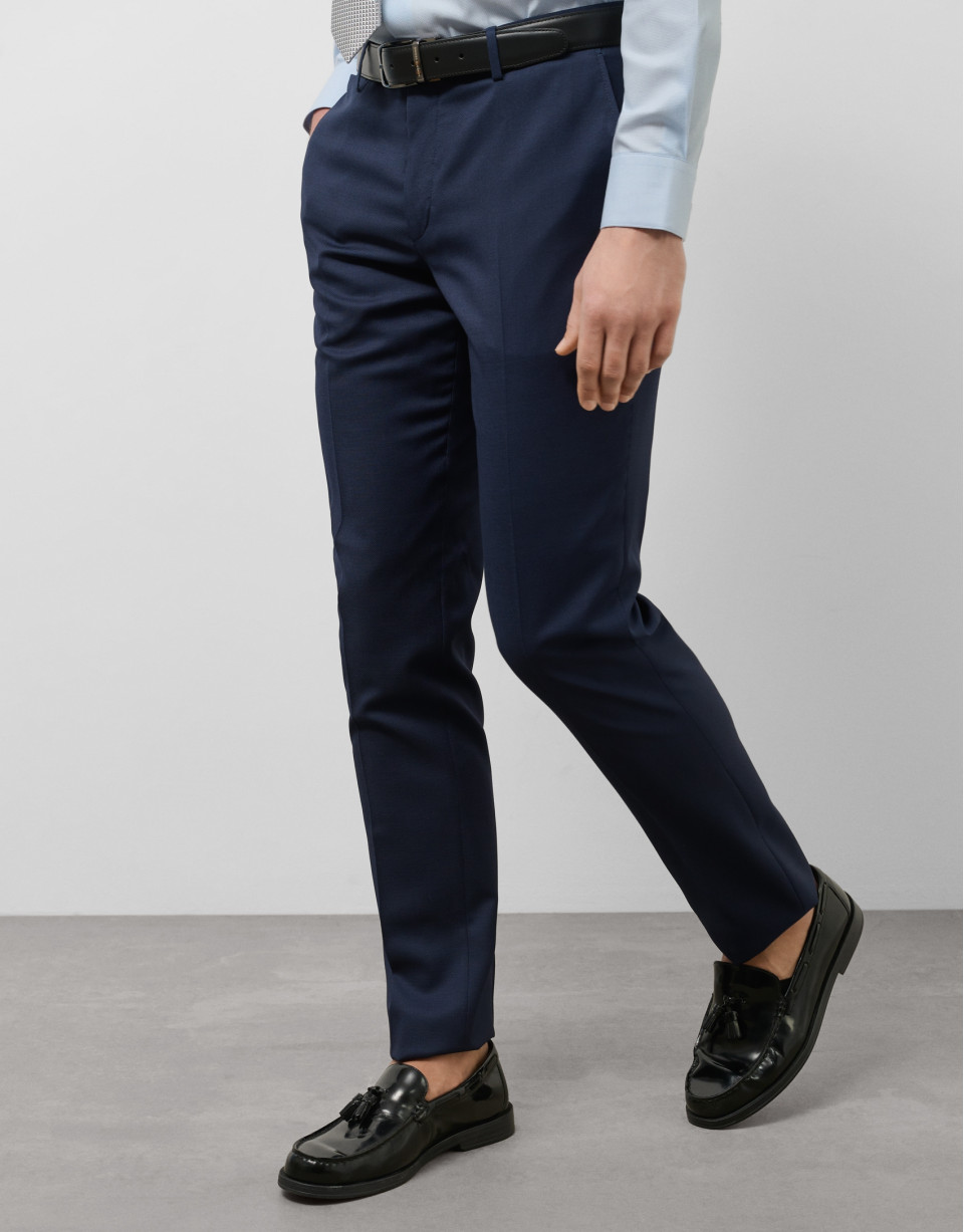 Traje half canvas regular fit microestructura... | Roberto Verino