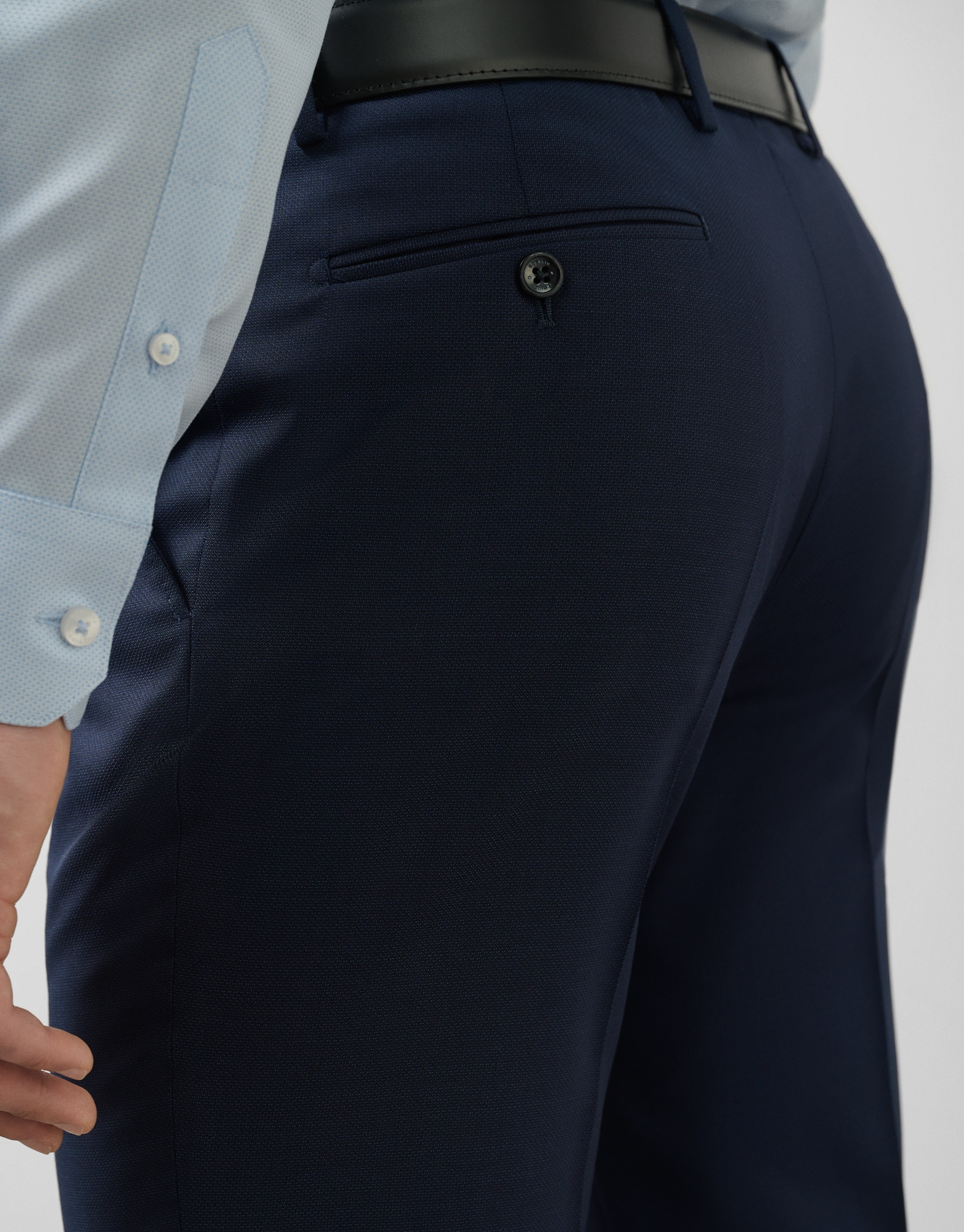 Traje half canvas regular fit microestructura... | Roberto Verino