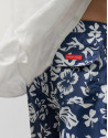 Bañador marino estampado hojas blancas - Hombre | Roberto Verino
