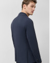 Navy technical fabric jacket - Man - SS2025 | Roberto Verino