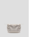 Beige nylon bag organizer