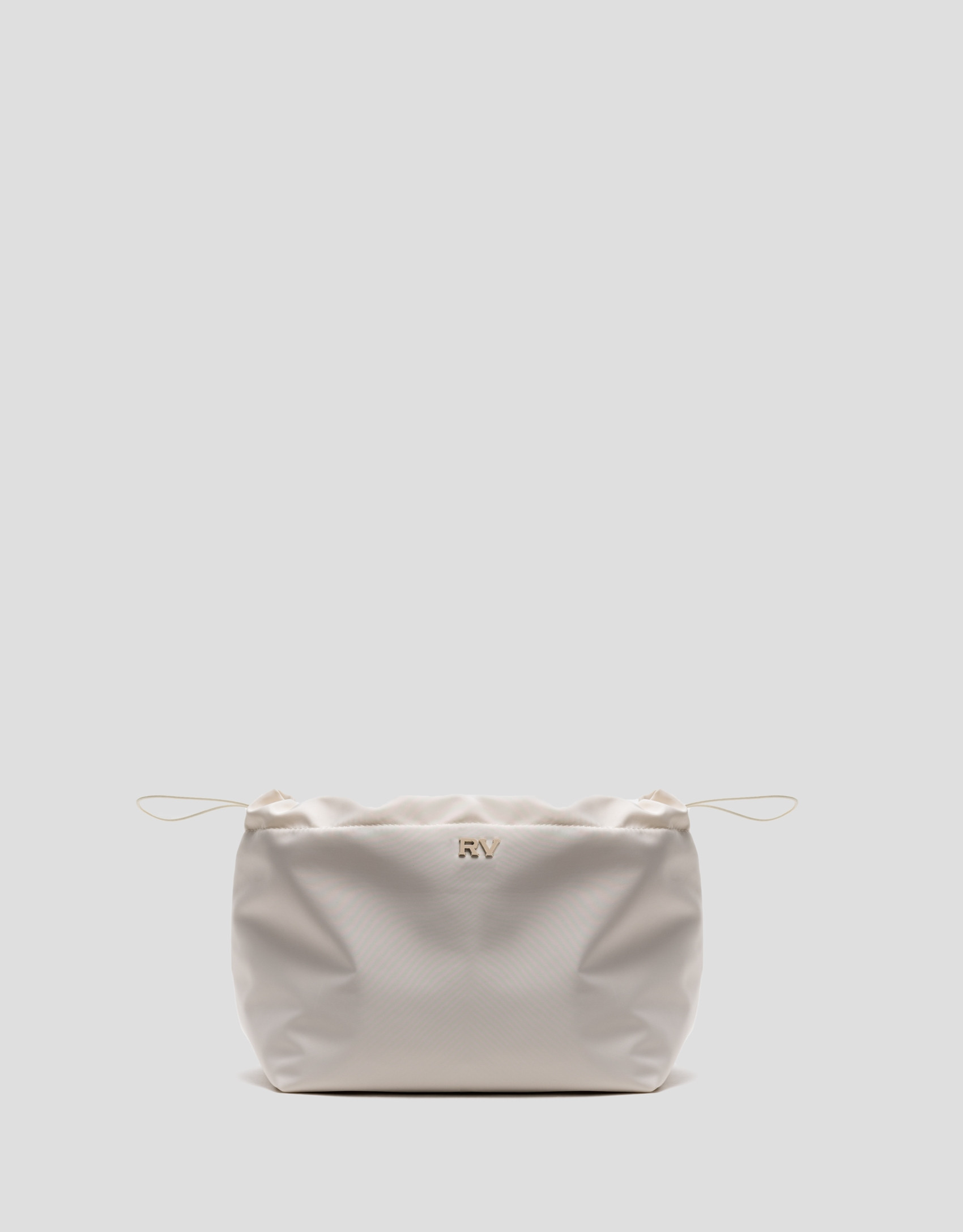 Beige nylon bag organizer