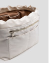 Organizador de bolsos nailon beige