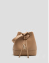 Valentina Bucket handbag in camel leather | Roberto Verino