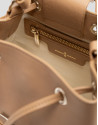 Valentina Bucket handbag in camel leather | Roberto Verino