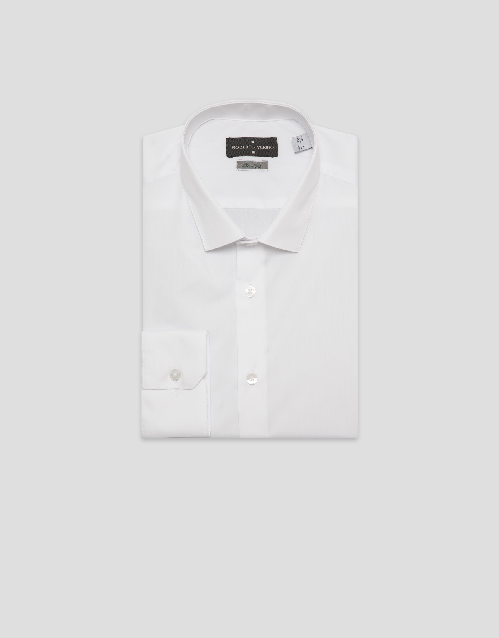 Camisa vestir lisa blanca - Hombre - PV2025 | Roberto Verino