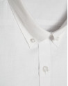 Regular white linen sport shirt - Man - SS2025 | Roberto Verino