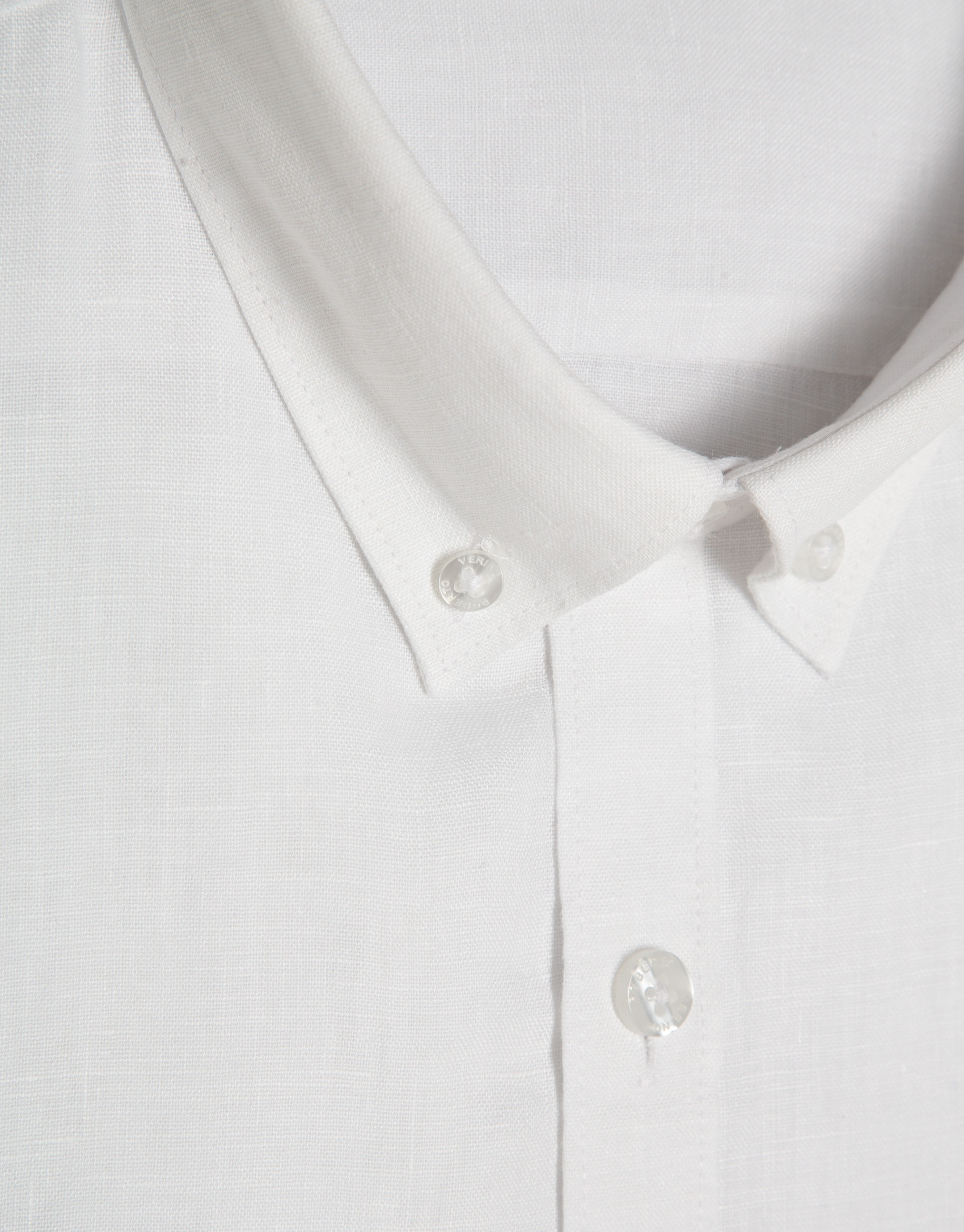 Camisa sport regular lino blanco - Hombre | Roberto Verino