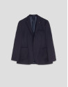 Navy blue structured jacket - Man - SS2025 | Roberto Verino