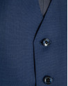 Medium Blue Plain Fake Vest - Man - SS2025 | Roberto Verino