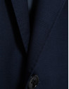 Navy blue microstructure regular fit half ... | Roberto Verino