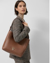 Valentina Hobo shoulder bag in leather - Woman | Roberto Verino