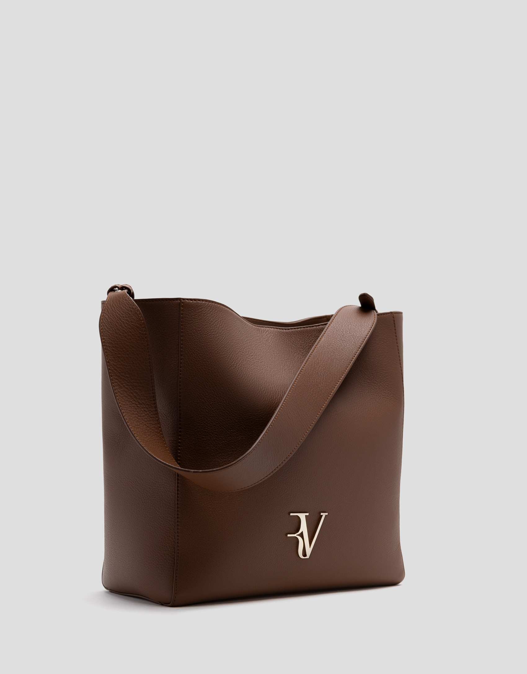 Valentina Hobo shoulder bag in leather - Woman | Roberto Verino