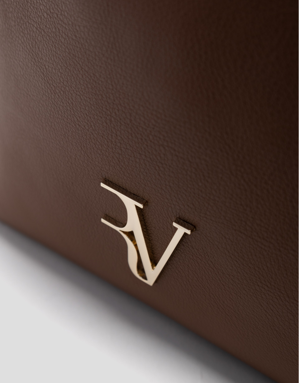 Valentina Hobo shoulder bag in leather - Woman | Roberto Verino