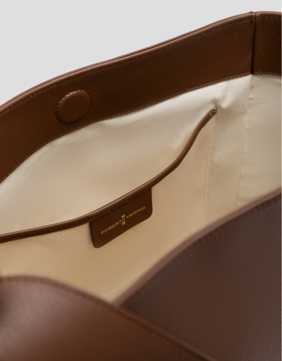 Valentina Hobo shoulder bag in leather - Woman | Roberto Verino